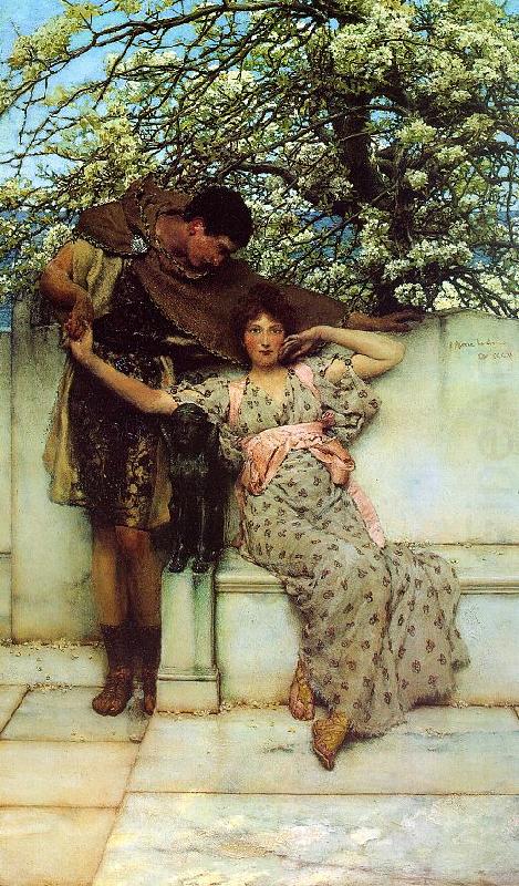 Alma Tadema Promise of Spring china oil painting image